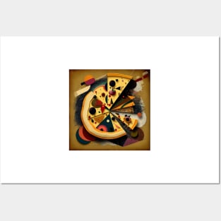 Pizza - Abstract Art Style Posters and Art